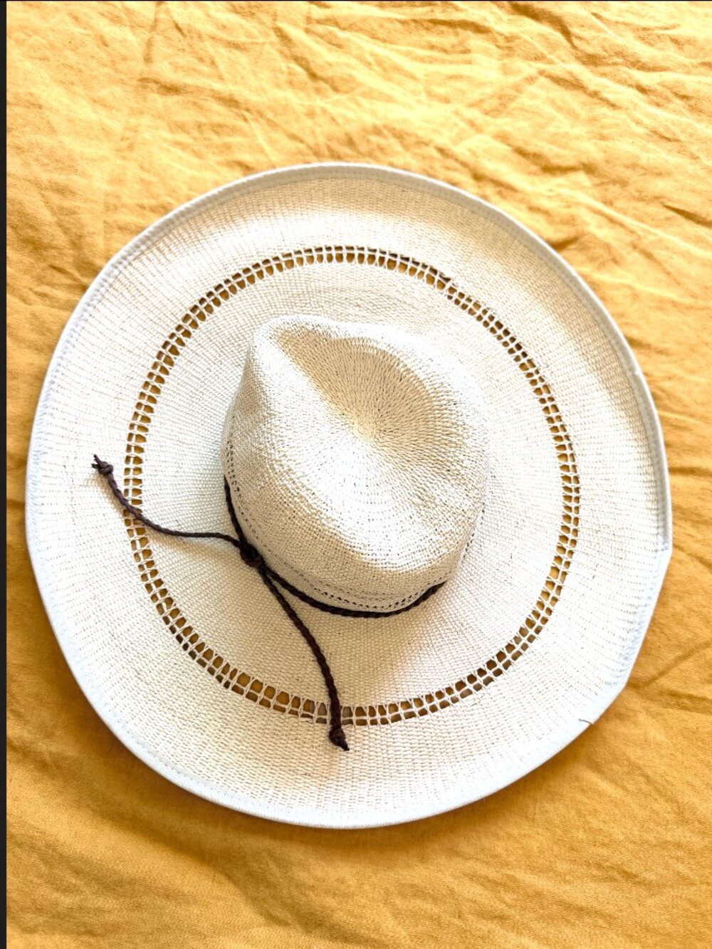 NWT Reformation x Scala raffia hat // natural